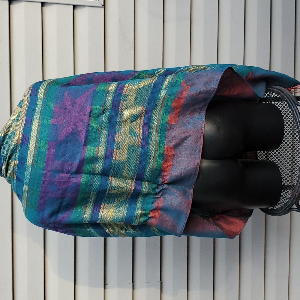 Multi pattern  Scarf - Picture 2 of 3